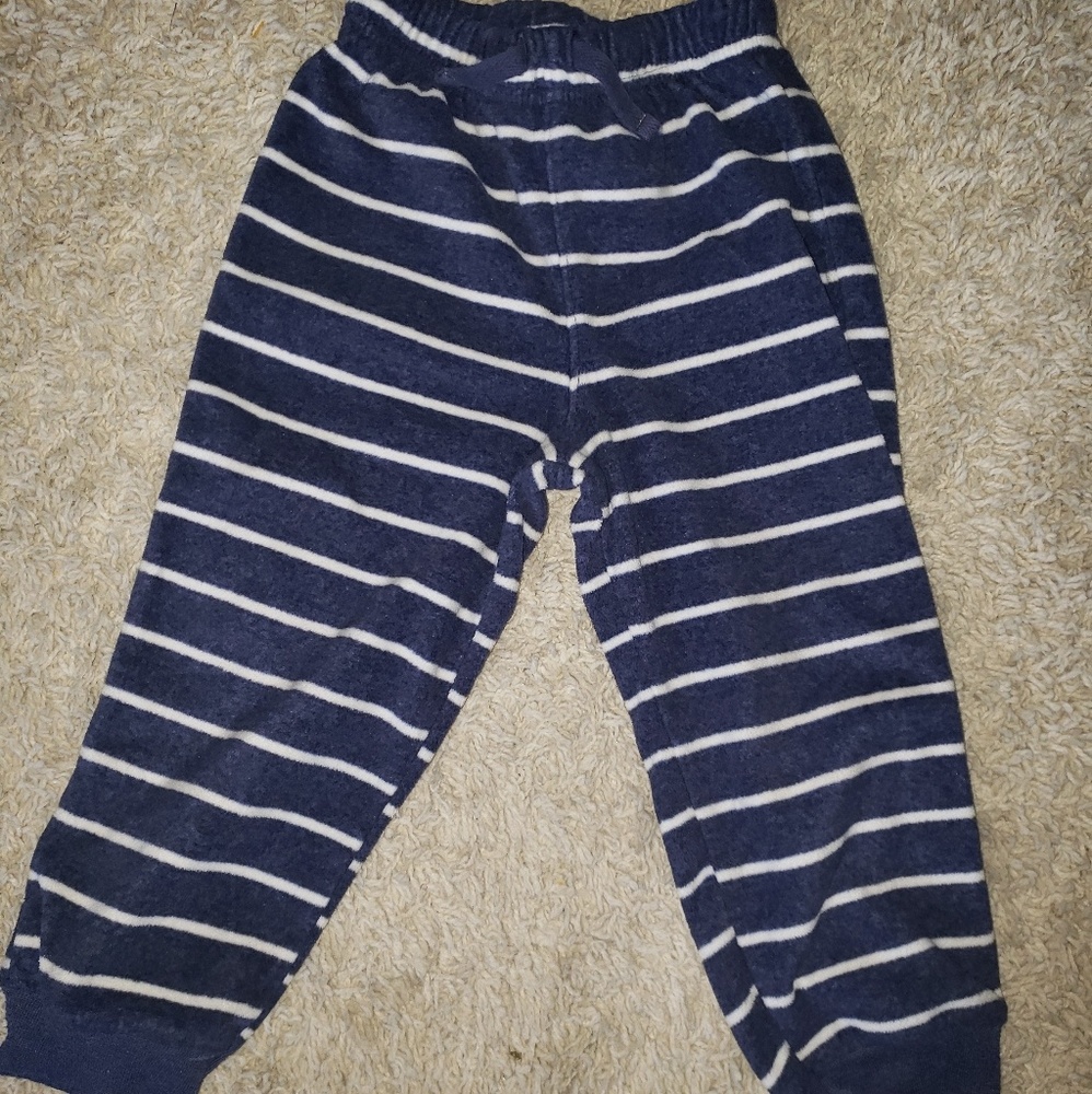 24 month blue striped comfy pants